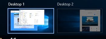 Multiple desktop